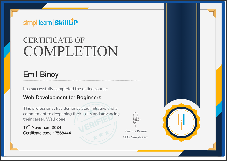 web dev by simply learn